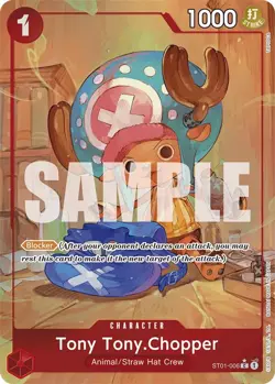 Foil - Tony Tony.Chopper (ST01-006) (Alternate Art) - 01 / NM / English One Piec - Image 1