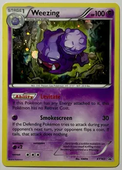Weezing XY163 (HP) Cosmos Holo XY Series: Black Star Promo 2016 Pokemon - Image 1