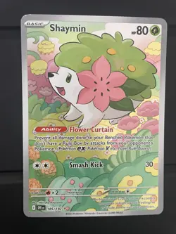 Shaymin 185/182 Illustration Rare - Destined Rivals - Pokemon TCG - NM/M - Image 1