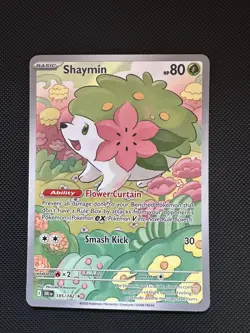 Shaymin 185/182 Illustration Rare - Destined Rivals - Pokemon TCG - NM/M - Image 1