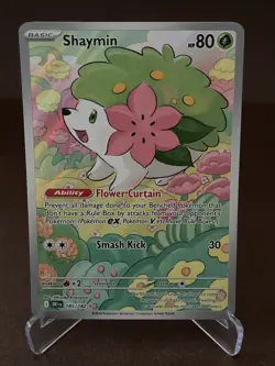 Shaymin 185/182 Illustration Rare - Destined Rivals - Pokemon TCG - NM/M - Image 1