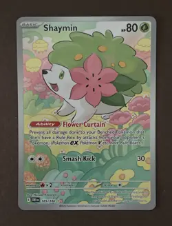 Shaymin 185/182 Illustration Rare - Destined Rivals - Pokemon TCG - NM/M - Image 2
