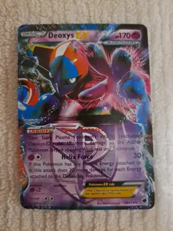 Pokemon DEOXYS EX 53/116 Rare 2014 World Championships Pokemon MP Rare - Image 1