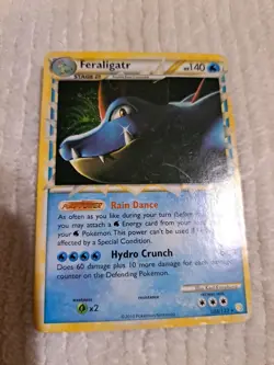 HeartGold SoulSilver #108/123 Feraligatr Non Holo Pokemon - Image 1
