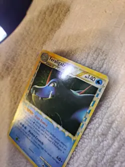 HeartGold SoulSilver #108/123 Feraligatr Non Holo Pokemon - Image 4