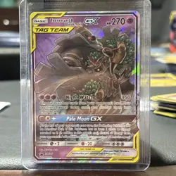 Pokemon TCG Trevenant & Dusknoir GX Black Star Promos SM217 Holo Card NM - Image 1