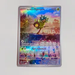 Pokemon Teal Mask Ogerpon, Twilight Masquerade (Black Star Promo), Full Art - Image 1