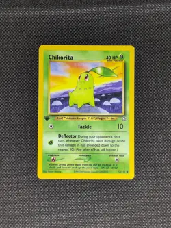 Chikorita 53/111 - 1st Edition - Lightly Played - Neo Genesis Pokemon TCG Card - Image 1