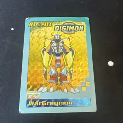 X3 1999 Digimon Holo Cards Wargreymon 90 Magnamon 240 Bandai + Tamers Blue Card - Image 3