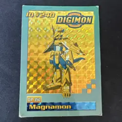 X3 1999 Digimon Holo Cards Wargreymon 90 Magnamon 240 Bandai + Tamers Blue Card - Image 5