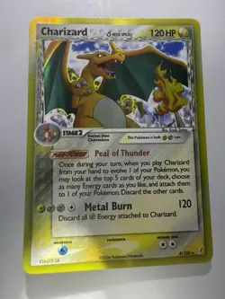 2006 Pokemon EX Crystal Guardians Charizard Delta Species Holo - Image 5