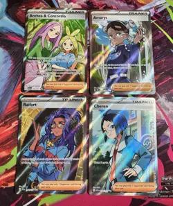 Pokemon Trainer Full Art Lot 4 Cards - Image 1