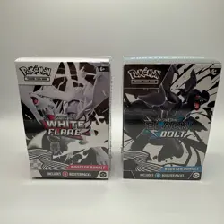 Combo Pokemon White Flare and Black Bolt Booster Bundles 1 each - NEW AND SEALED - Image 1