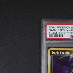 PSA 9 - Dark Steelix Pokemon Karte 10/109 Rare Holo EX Team Rocket Returns /E22 - Image 3