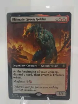 Ultimate Green Goblin #0276 R Extended Art Regular MTG Marvel's Spider-Man NM - Image 1
