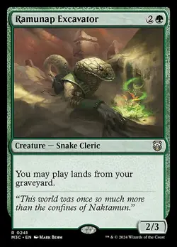 Magic The Gathering MTG RAMUNAP EXCAVATOR Modern Horizons 3 NM Near Mint - Image 1
