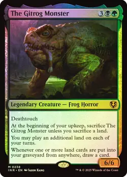 Magic The Gathering MTG THE GITROG MONSTER FOIL Innistrad Remastered NM - Image 1
