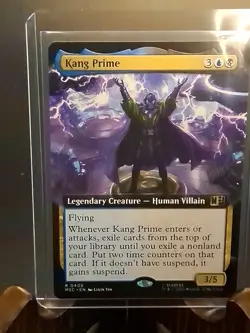 Kang Prime (Extended Art) Commander: Marvel Super Heroes MTG Regular Near Mint - Image 3