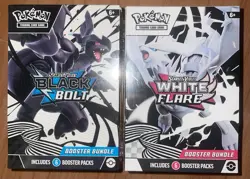 Pokemon TCG Black Bolt and White Flare Booster Bundle Set of 2 - NEW - IN HAND - - Image 1