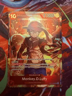 Monkey.D.Luffy (Treasure Booster Set) ST10-006 One Piece Promotion Cards Foil - Image 1