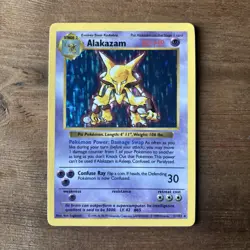 Pokemon TCG Base Set Holo 3-Card Lot Nidoking/Shadowless Alakazam/Mewtwo - Image 2