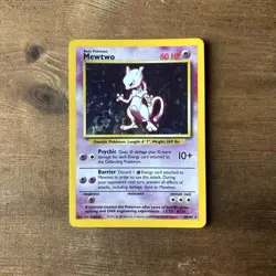 Pokemon TCG Base Set Holo 3-Card Lot Nidoking/Shadowless Alakazam/Mewtwo - Image 3