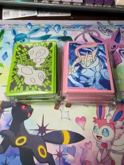 Pokemon Card Sleeves Lot of 6 Sealed ETB Perfect Order Chaos Rising 3 Of Each - Image 1