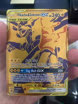 Pikachu & Zekrom GX - Pokemon #SM248 Promo Holofoil - NM - Image 1