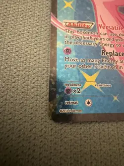 Pokemon Mew EX Full Art Ultra Rare Holo RC24/RC25 Legendary Treasures LP - Image 4