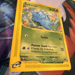 Pokemon TCG Bulbasaur Expedition Base Set 94/165 Regular Common - Image 1