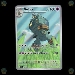 Golurk 123/086 Illustration Rare Pokemon Card TCG S&V BLACK BOLT NM+ - Image 1