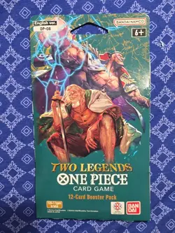One Piece OP-08 TWO LEGENDS Booster Pack Rare Sealed 12 Cards - Image 1