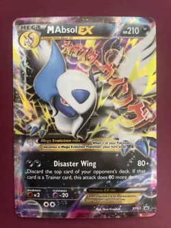Pokemon TCG M Absol-EX XY Black Star Promos Holo Card XY63 LP Free Shipping - Image 1