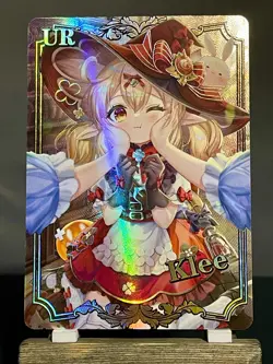 Goddess Story NS-2M11 CCG Anime Waifu Doujin Holo Foil Card UR - Klee - Image 1