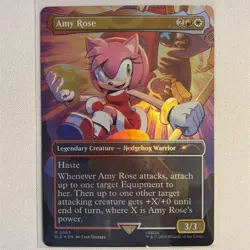 MTG Amy Rose (Rainbow Foil) M Secret Lair Drop Series Sonic SLD 2083 NM - Image 1