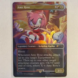 MTG Amy Rose (Rainbow Foil) M Secret Lair Drop Series Sonic SLD 2083 NM - Image 2