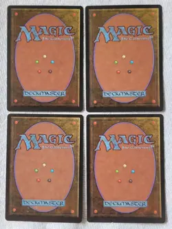 FBB Japanese Dark Ritual MTG 4th Edition Magic EX X4 Playset - Image 2