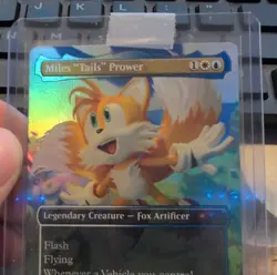 Magic: The Gathering Miles "Tails" Prower Secret Lair 2085 Mythic Foil Borderle… - Image 1