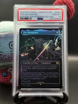 The Masamune (Borderless Foil) - #353 - Final Fantasy - PSA 10 - Image 1