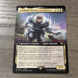 Ardbert, Warrior of Darkness (Extended Art) Commander: Final Fantasy MTG - Image 1