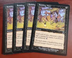 BUBBLING MUCK x4 mtg LP Urza's Destiny 4 Common - Image 1