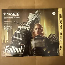 Magic The Gathering MTG Universes Beyond Fallout Collector Booster Pack Sealed - Image 1
