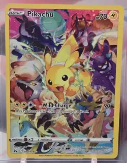 Pokemon TCG Pikachu 160/159 Crown Zenith Secret Rare Full Art Holo NM - Image 1