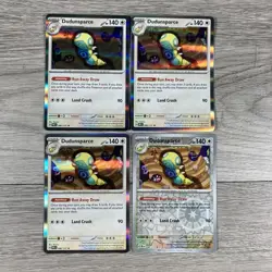 4x Dudunsparce 080/131 Pokemon TCG Playset SV: Prismatic Evolutions - Image 1
