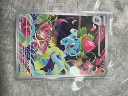 Pokemon TCG Ivysaur Mega Evolution #134/132 Illustration Rare, Mint Condition - Image 1