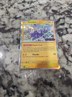 SET OF 4 POKEMON PITCH BLACK STAFF PROMO NEW AND SEALED - Image 1