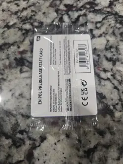 SET OF 4 POKEMON PITCH BLACK STAFF PROMO NEW AND SEALED - Image 2