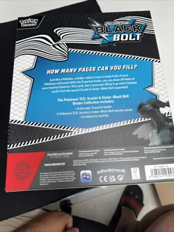 Pokemon TCG Scarlet & Violet Black Bolt Binder Collection New & Sealed - Image 2