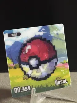 Pokemon Eif origin Gameboy Lenticular Absol #D1 - Image 2