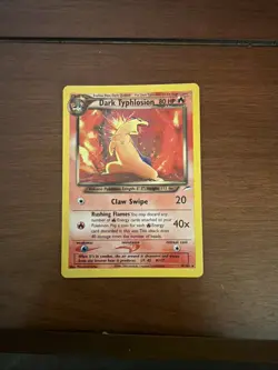 Pokemon TCG Neo Destiny Dark Typhlosion 10/105 Holo Rare 80 HP English - Image 1